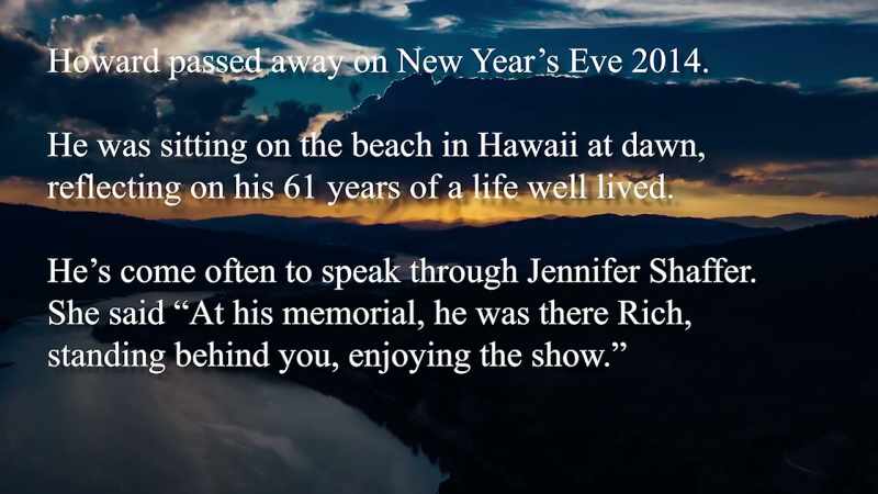 He was sitting on the beach in Hawaii