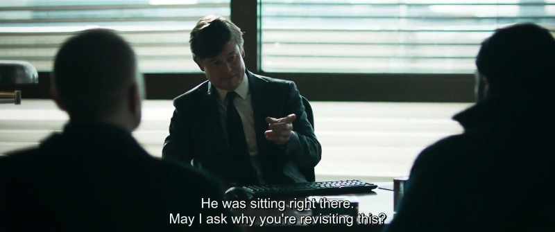 He was sitting right there. May I ask why you're revisiting this?
