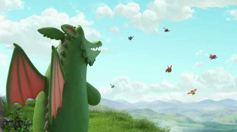 He soared and swooped and looped the loop