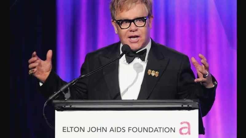 He started the Elton John AIDS Foundation that same year