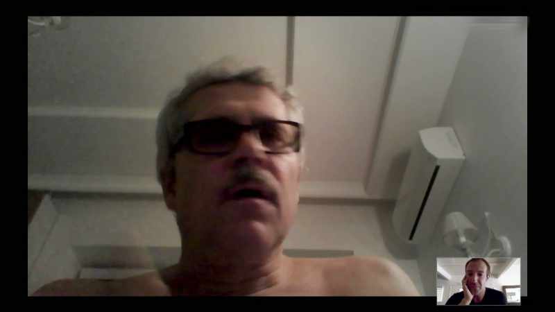 He was talking, blah, blah, blah, about football