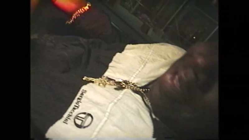 He had that on…