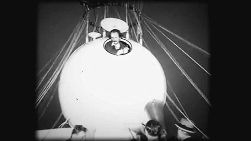 He was the one who originally took his balloon ride up