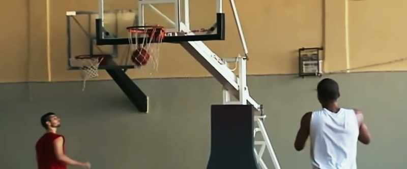 He was the tallest guy on the floor and he did everything