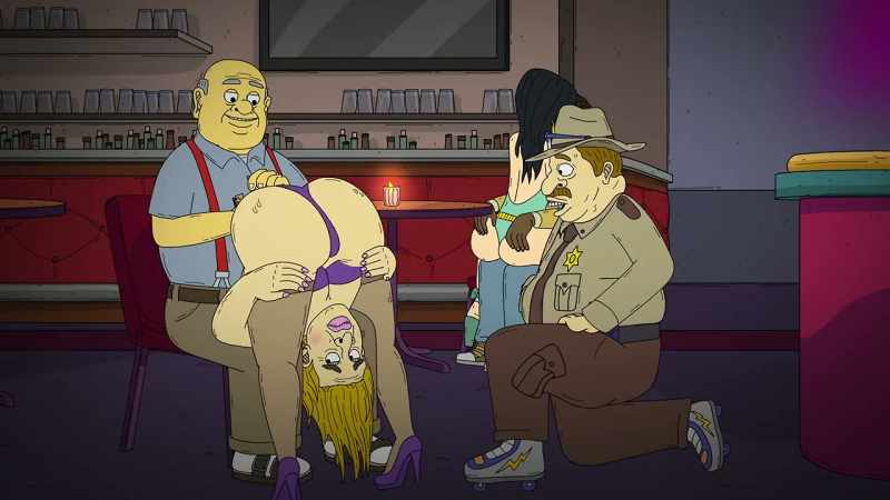 He thinks I'm just a weird stripper now, like you said