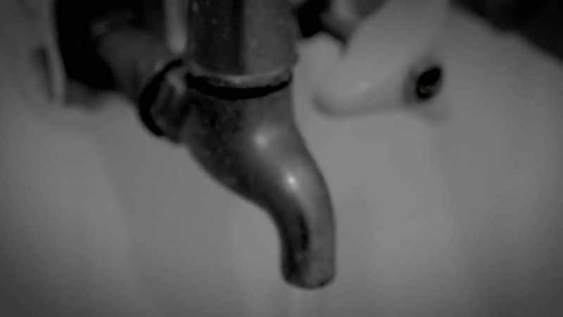 He had thrown up in the bath