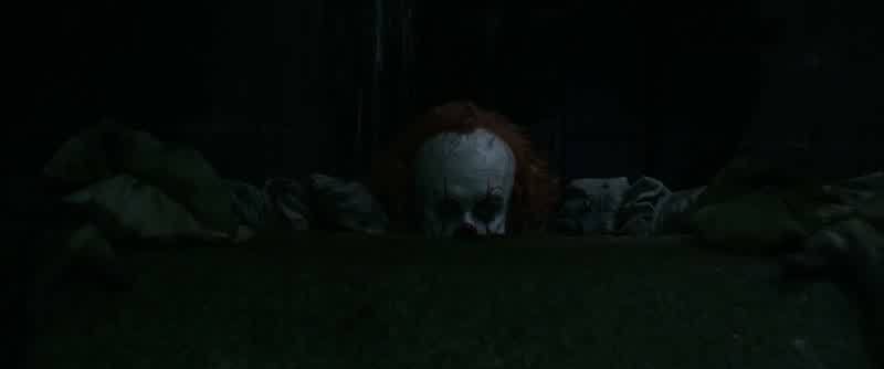 PENNYWISE He thrusts his fists against the postsand still insists he sees the ghosts