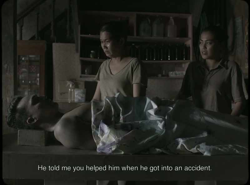 He told me you helped him when he got into an accident