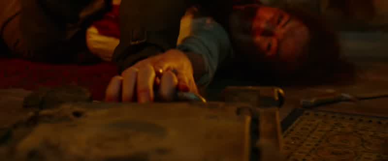 He took something from her