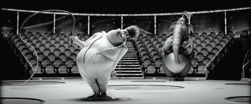 He trained his three ton elephant Pickles