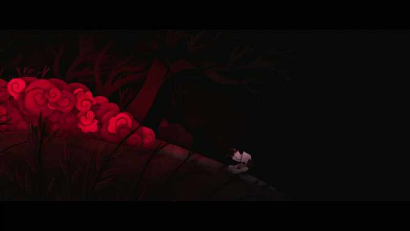 'He tumbled down a hill.'