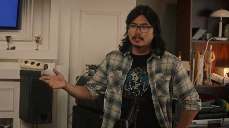 He videoed a walkthrough around the house, introduced us