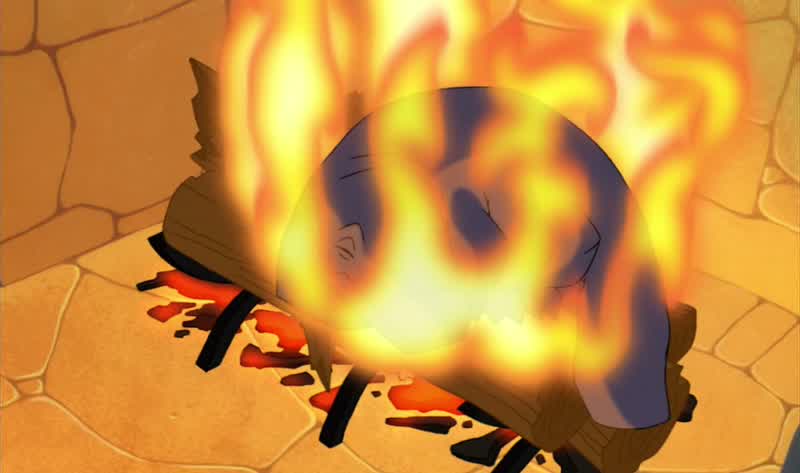 He was born in molten rock
