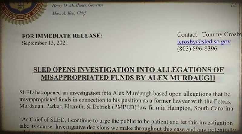 He wasn't going there to kill Alex Murdaugh
