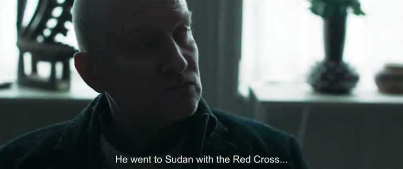 He went to Sudan with the Red Cross