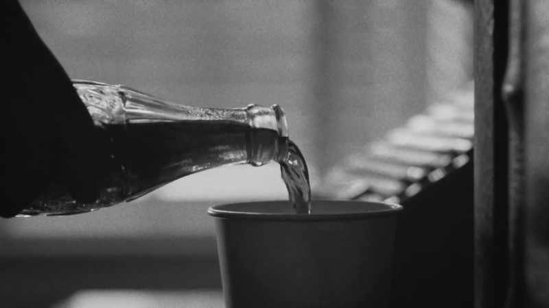 He would always give me a Coke in a... a paper cup