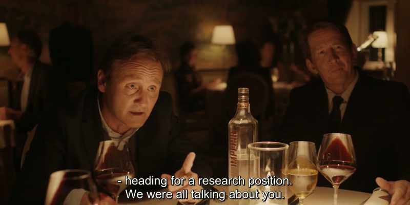heading for a research position. We were all talking about you