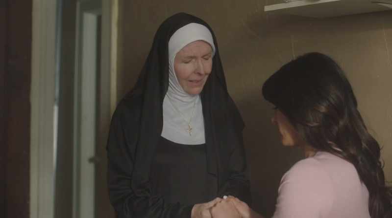 Hear us for your sick servant, Madeline