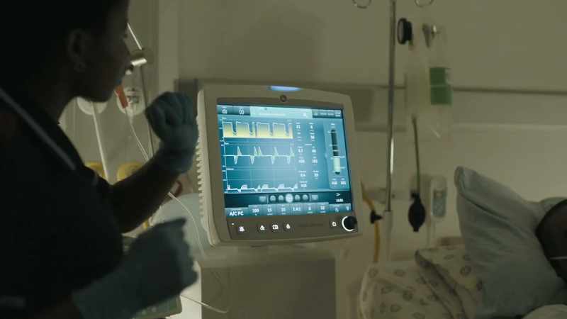 (heart monitor beeping)