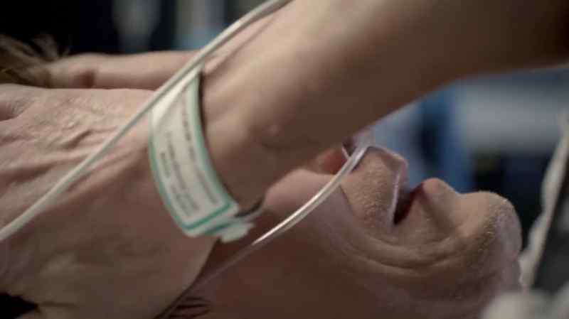 [Heart monitor continues]