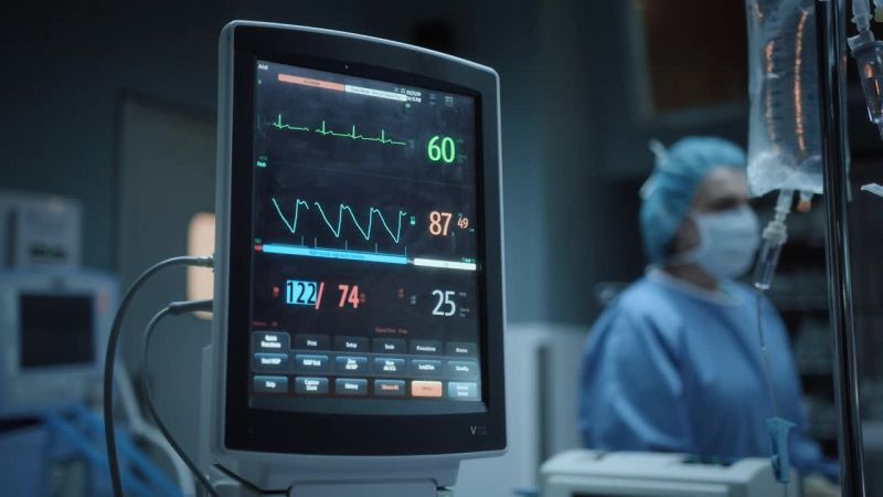 Heart rate and blood pressure are stable