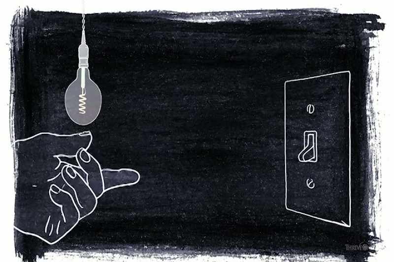 [Heart] You turn on a light switch in your house