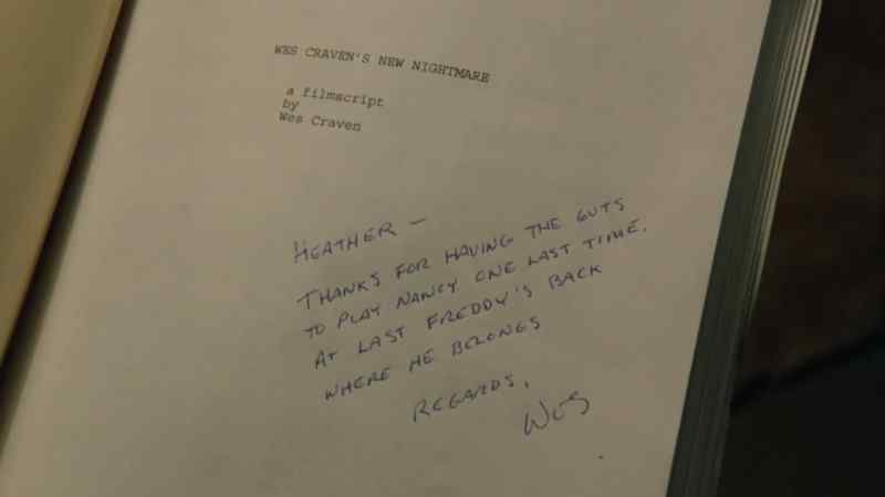Heather, thanks for having the guts to play Nancy one last time