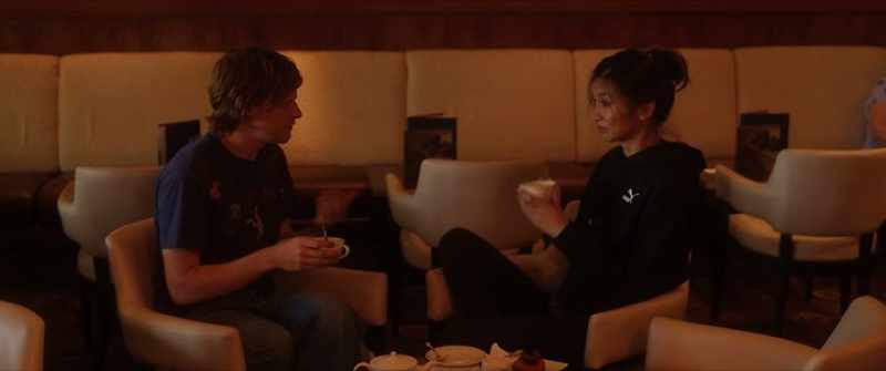 He'd be leaving her room