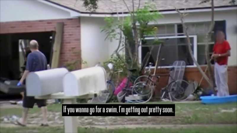 �He'd fill up a kiddy pool out in his front yard