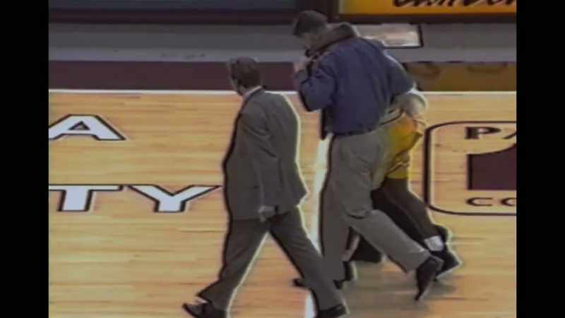 Hedake heads to the dressing room