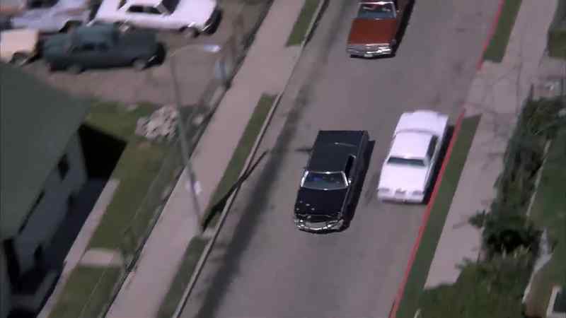 (helicopter pilot) Air 18. Code six. Have three suspects