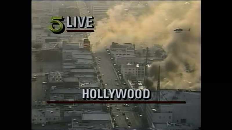 HELICOPTER REPORTER: THAT FIRE WAS ONE OF THREE FIRES