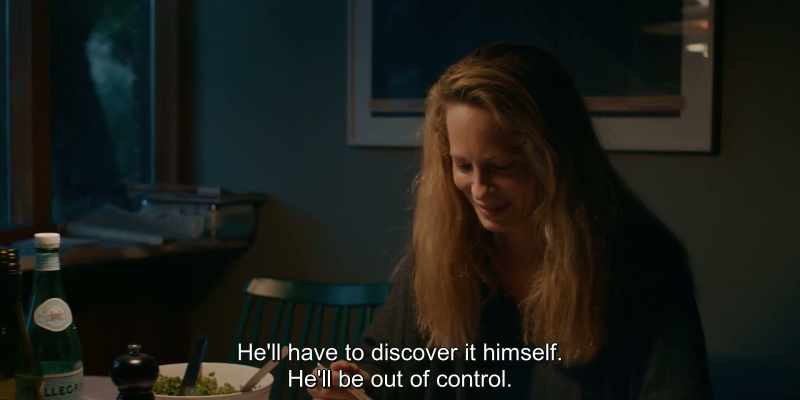 He'll have to discover it himself. He'll be out of control