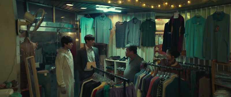 He'll look much better in nice clothes. You're a good brother