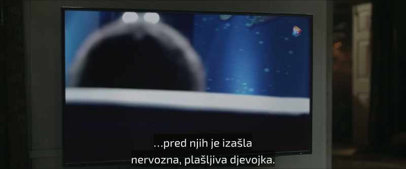 �in came a nervous, timid girl
