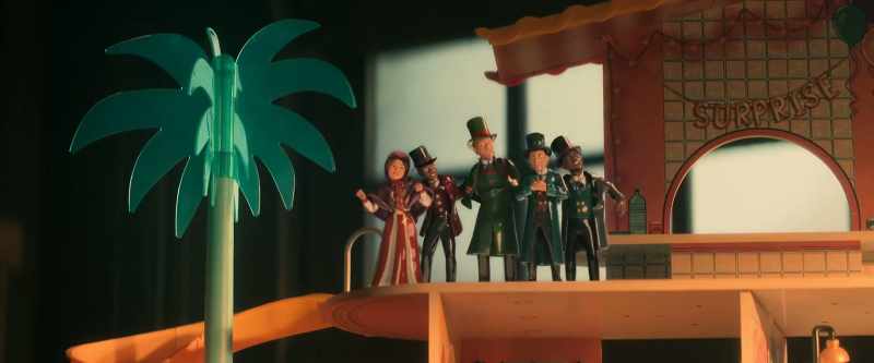 Hello. - ♪ Here we come a-caroling ♪