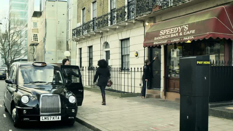 Hello. Ah - Mr Holmes. Sherlock, please. Well, this is a prime spot. Must be expensive. Mrs Hudson