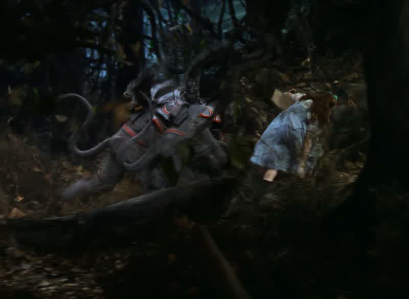 Help! Help! Go away now! Toto! Toto! Help!