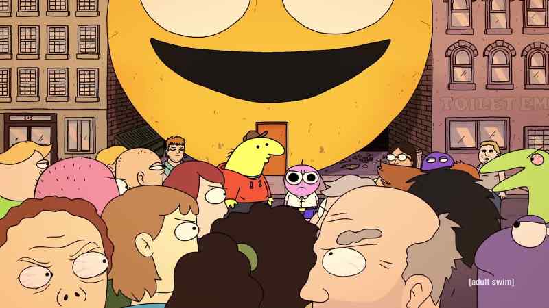 Help help That rotten pink man is trying to bully