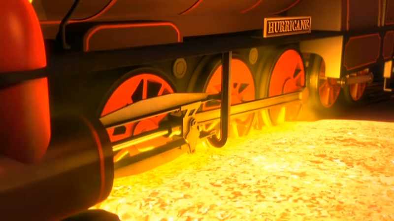 Help! My front wheels! -[Frankie screams]