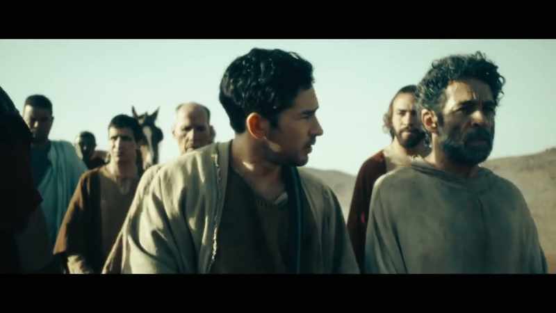 Helping him is a servant and scribe, burrhus
