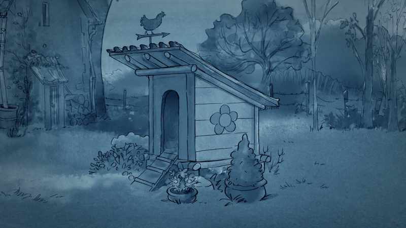 [Hen] Grrrr! Get out!