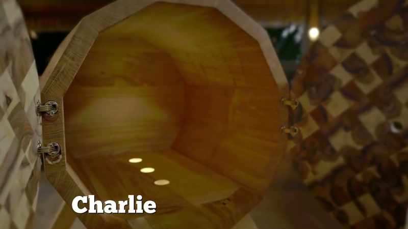 Her 12-sided geometric barrel is fronted