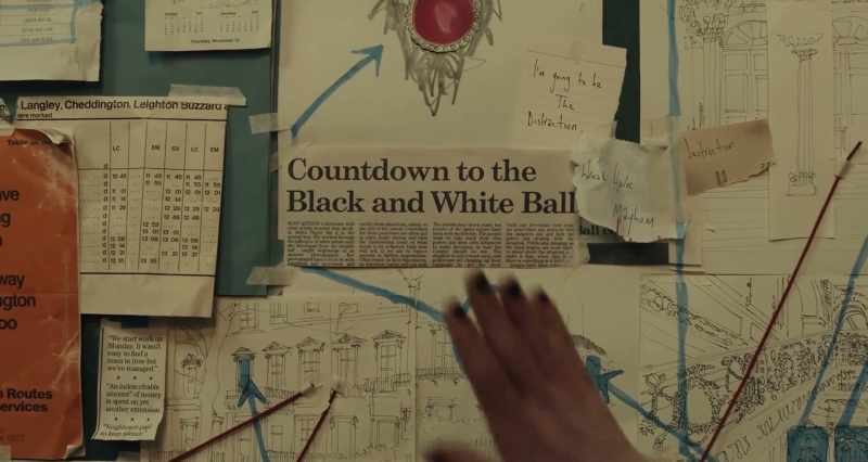 Her Black and White Ball, that's where we'll do it