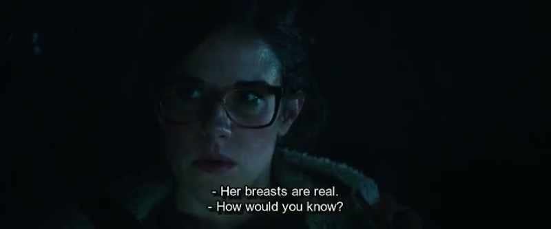 Her breasts are real. - How would you know?