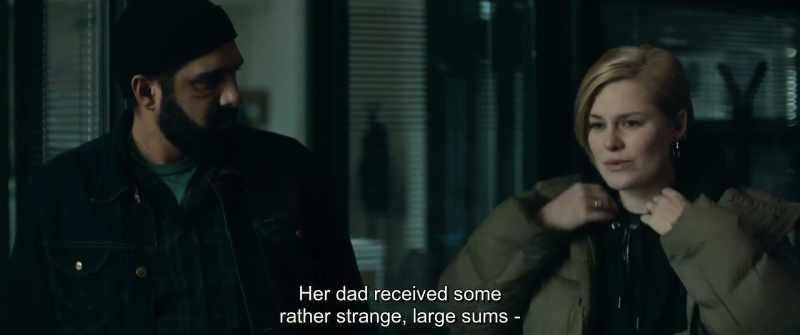 Her dad received some rather strange, large sums