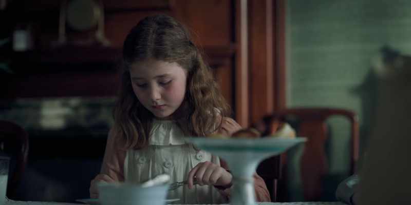 Her father seldom raised his voice