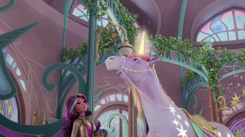 Her horn seems brighter than usual