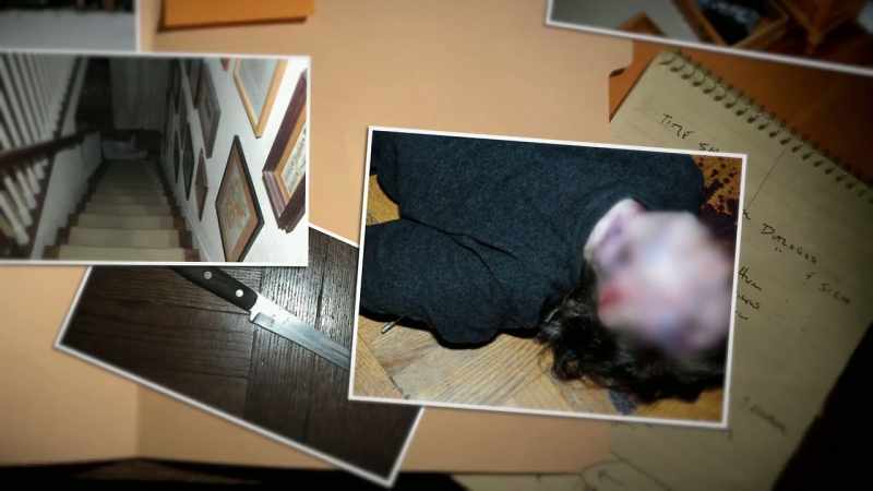 Her neck, uh, appeared to be quite bruised