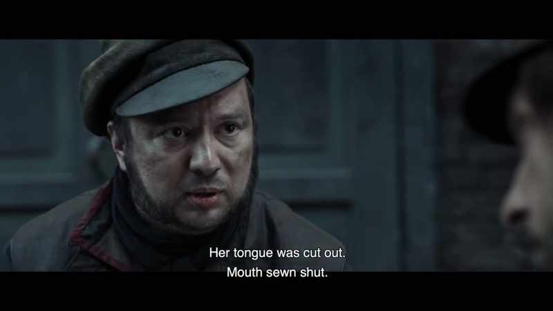 Her tongue was cut out. Mouth sewn shut
